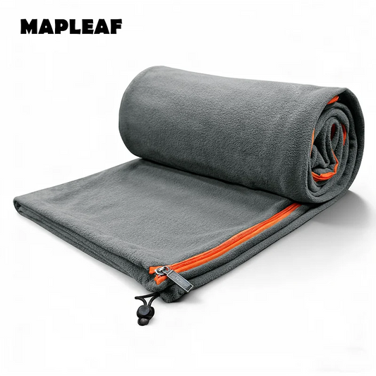 MAPLEAF Fleece Sleeping Bag Liner Winter Ultralight Polar Sleeping Bag Warm Camping Blanket Cold Weather Tent Bed Travel Sheets
