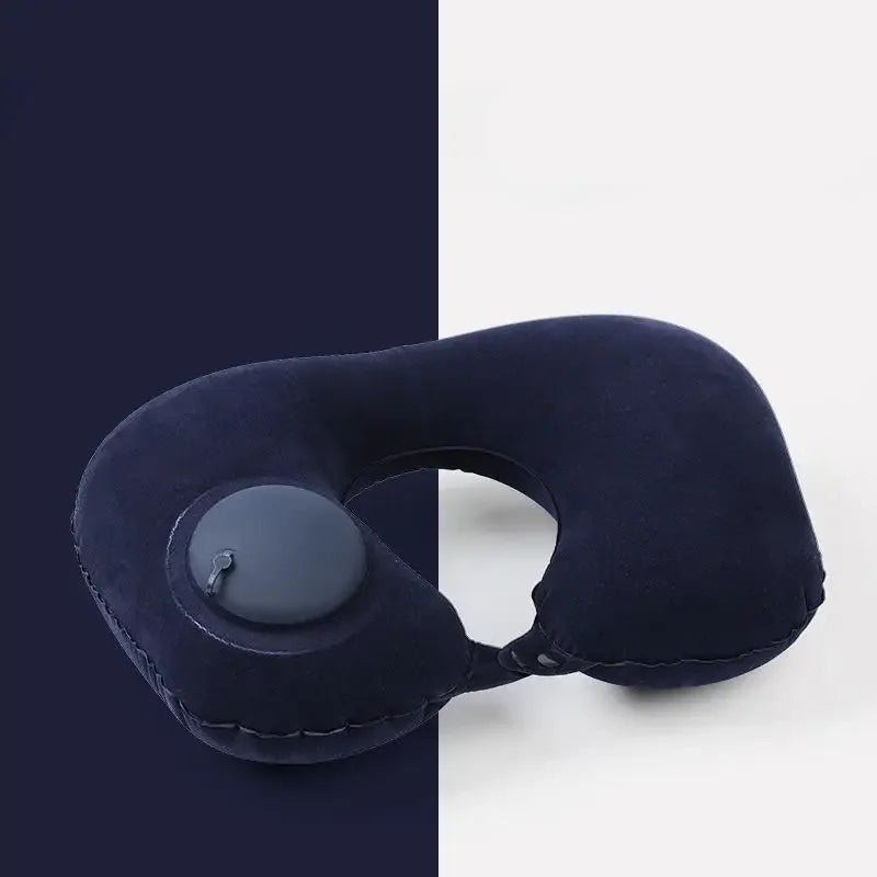 1/2pcs U Shaped Travel Pillow Super Light Portable Inflatable Neck Pillow Travel Airplane Cushion Office Sleep Essentials