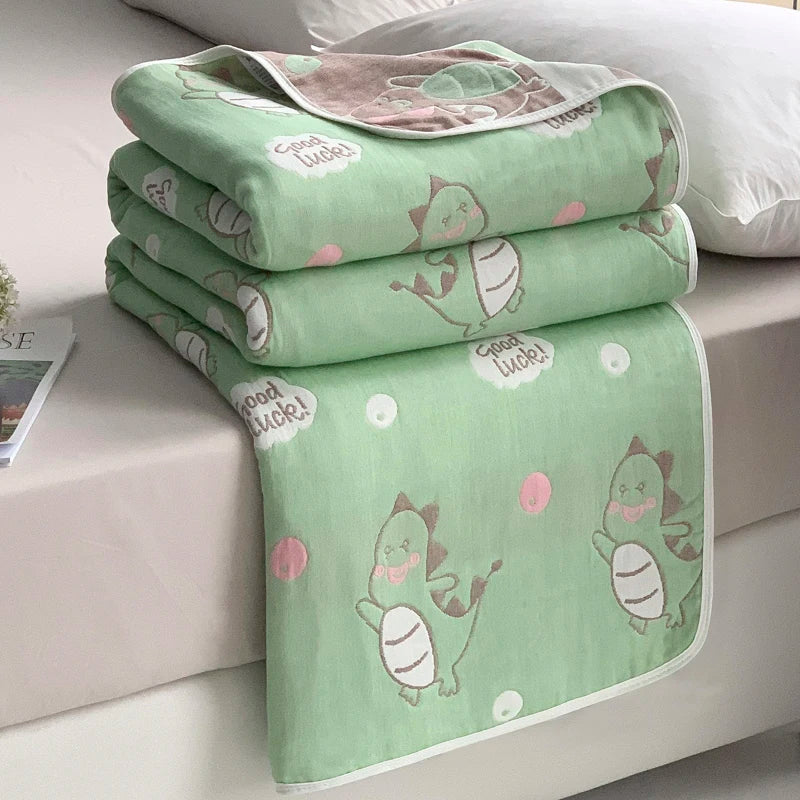 Cotton six-layer yarn Xia Liang quilt pure cotton towel quilt empty blanket nap blanket gauze blanket