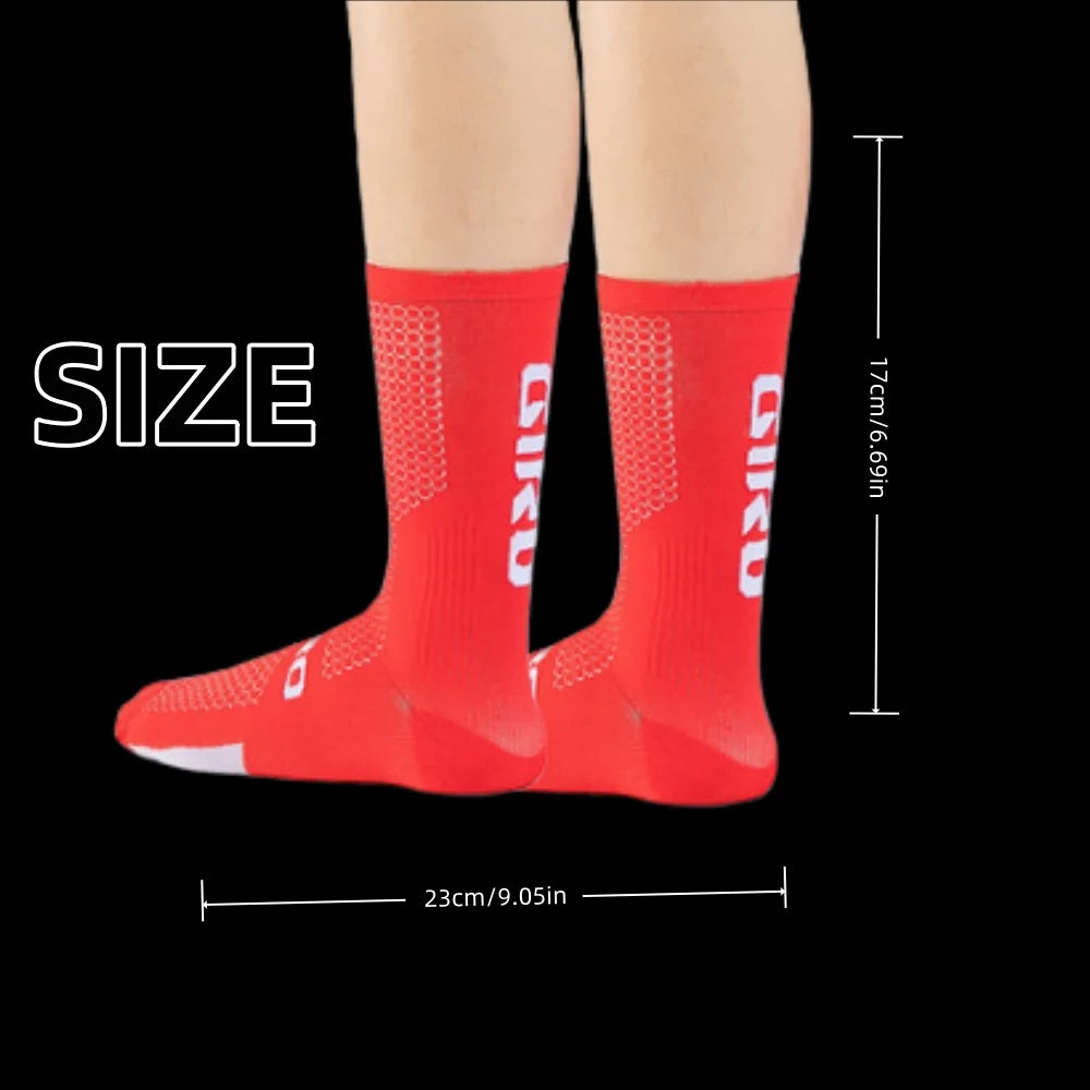 12 pairs/Lot Professional Cycling Socks Breathable Sweat-Absorbing Men Women Outdoor Sports Running Basketball Compression Socks