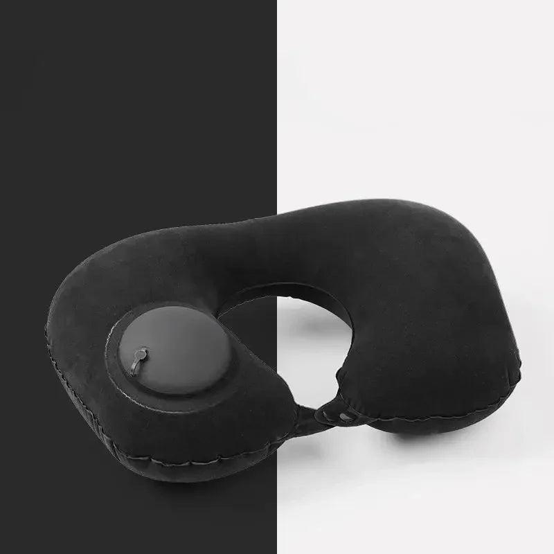 1/2pcs U Shaped Travel Pillow Super Light Portable Inflatable Neck Pillow Travel Airplane Cushion Office Sleep Essentials