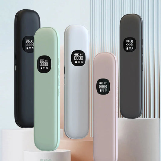 Under Pillow Bone Conduction Bluetooth Speaker White Noise Sleep Aid Soundbar LED Display TF MP3 Music Player Timed Shutdown