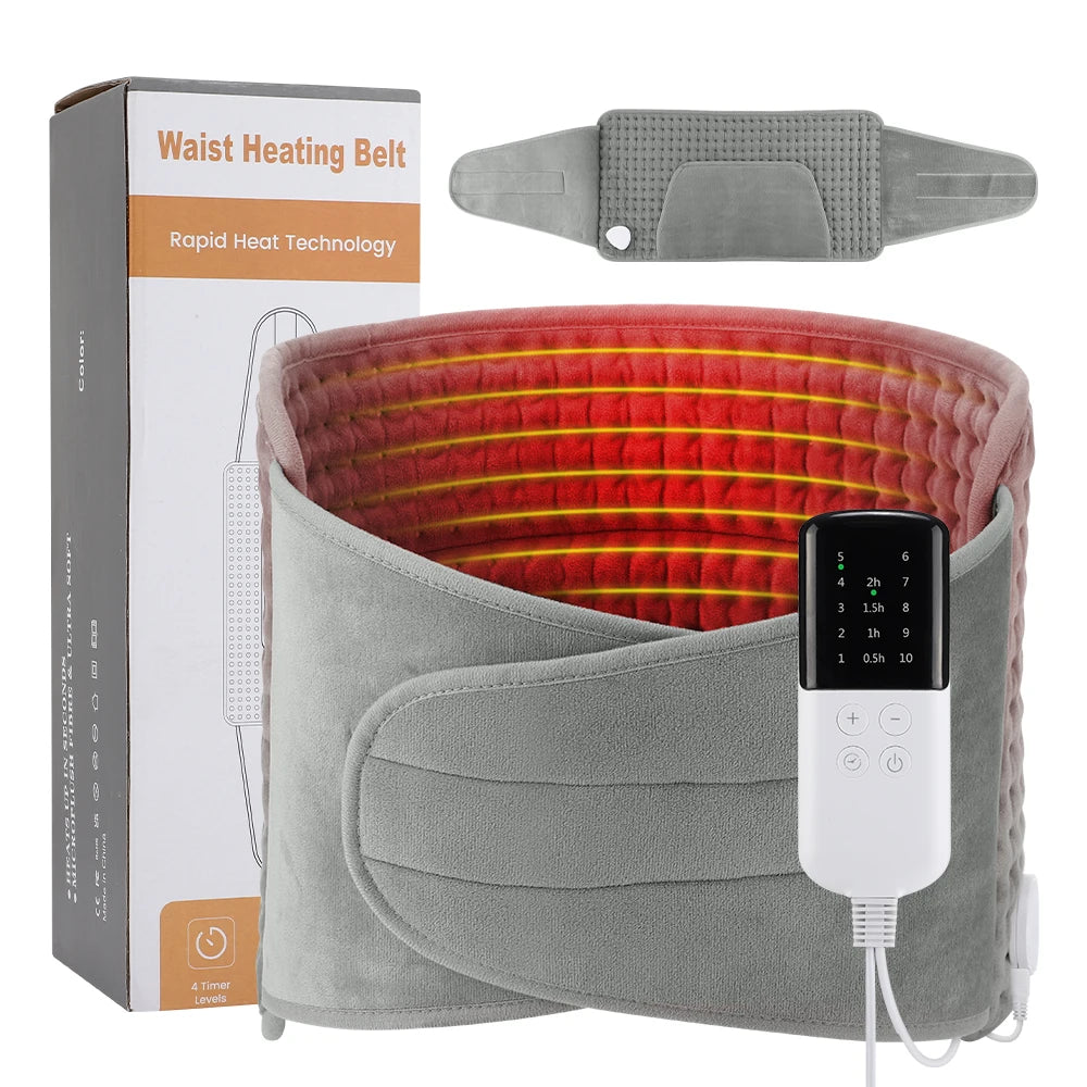 10 Gears Heating Thermal Electric Heating Pad For Home Waist Lumbar Back Pad Belt Warm Thermal Pad Hand Uterus Body Winter Warm