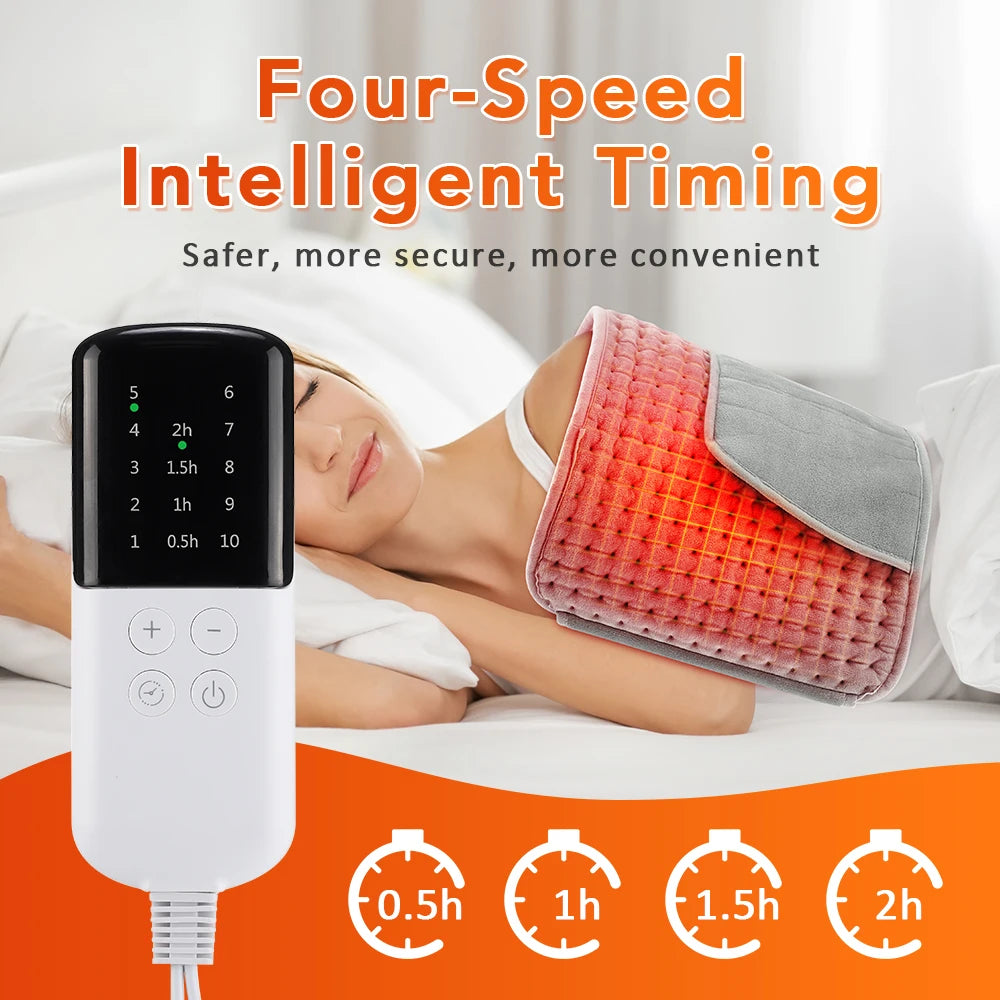 10 Gears Heating Thermal Electric Heating Pad For Home Waist Lumbar Back Pad Belt Warm Thermal Pad Hand Uterus Body Winter Warm
