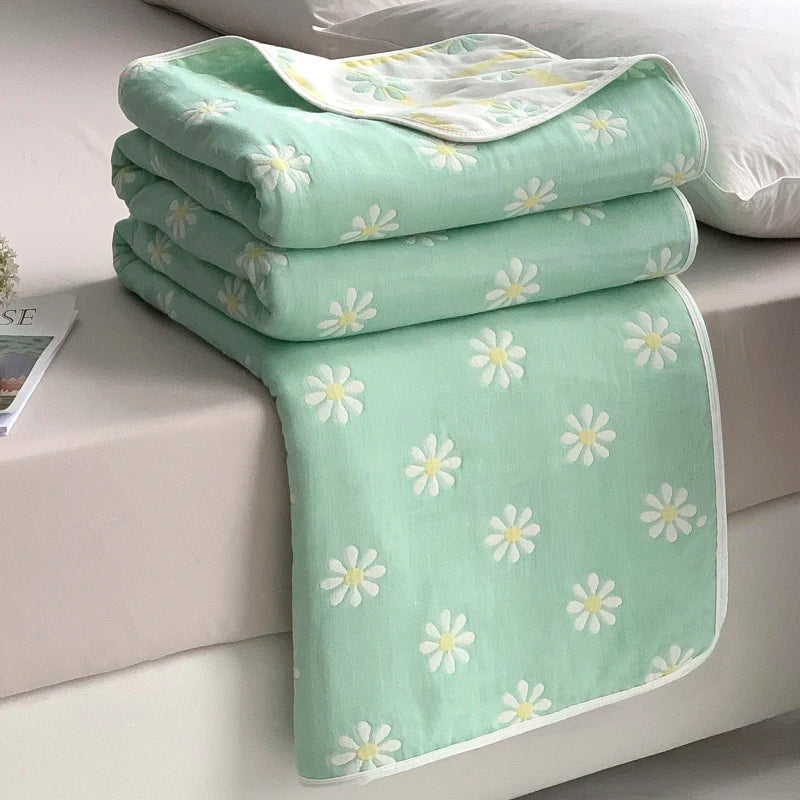 Cotton six-layer yarn Xia Liang quilt pure cotton towel quilt empty blanket nap blanket gauze blanket