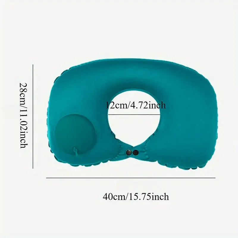 1/2pcs U Shaped Travel Pillow Super Light Portable Inflatable Neck Pillow Travel Airplane Cushion Office Sleep Essentials