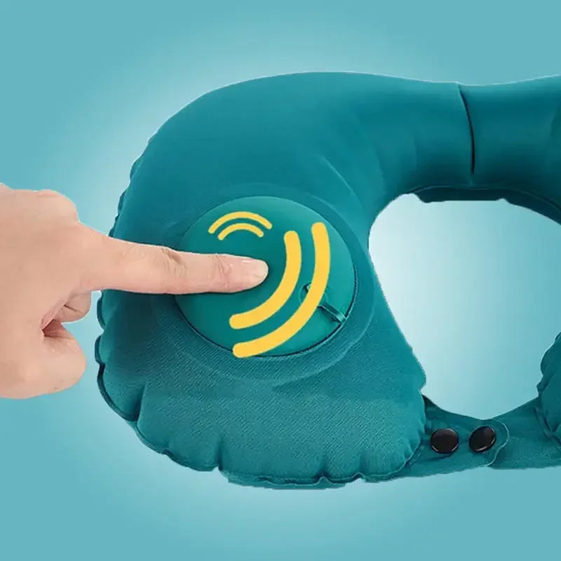 1/2pcs U Shaped Travel Pillow Super Light Portable Inflatable Neck Pillow Travel Airplane Cushion Office Sleep Essentials