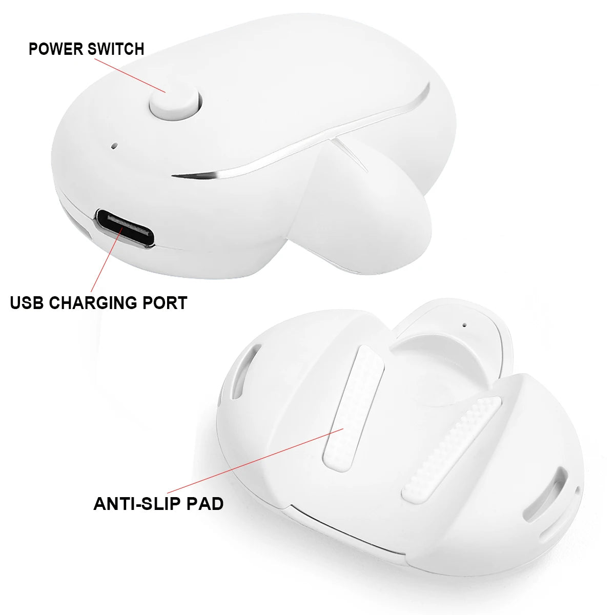 AI Smart Anti-Snoring with Strap Adjust High Low Vibration Improve Sleep Detecting Snoring Sounds 40 Decibel Start Relax Health