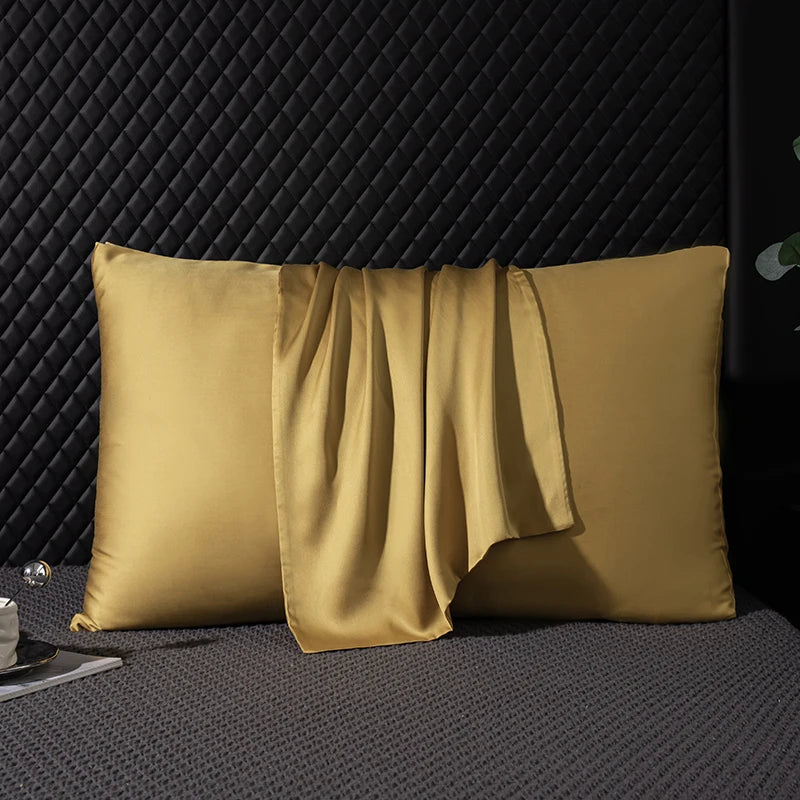 Natural  Mulberry Silk Pillowcase  Silk pillowcase Solid Color Multi-Size Pillowcase 40x60cm 50x90cm