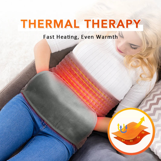 10 Gears Heating Thermal Electric Heating Pad For Home Waist Lumbar Back Pad Belt Warm Thermal Pad Hand Uterus Body Winter Warm