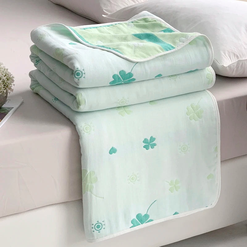 Cotton six-layer yarn Xia Liang quilt pure cotton towel quilt empty blanket nap blanket gauze blanket