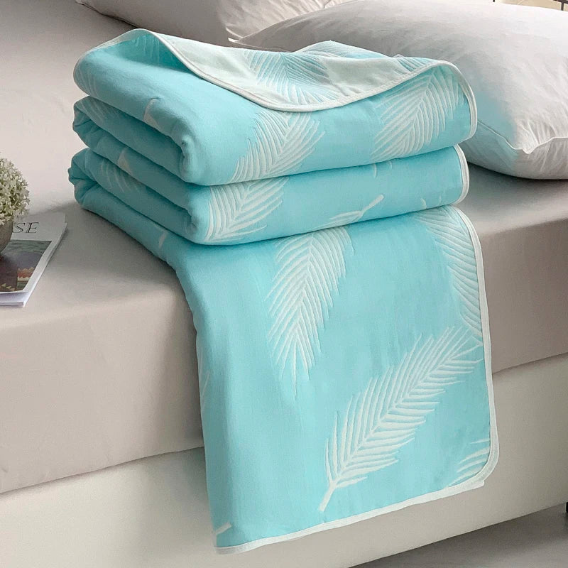 Cotton six-layer yarn Xia Liang quilt pure cotton towel quilt empty blanket nap blanket gauze blanket
